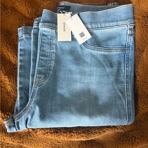 SPANX  Light Blue Stretch Denim Jeans or Dark Wash. Sold Separately